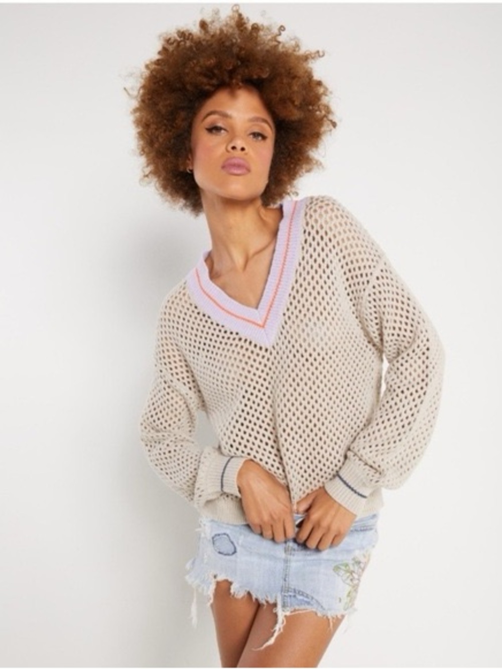 Lisa Todd Beach Bum Loose Knit Sweater